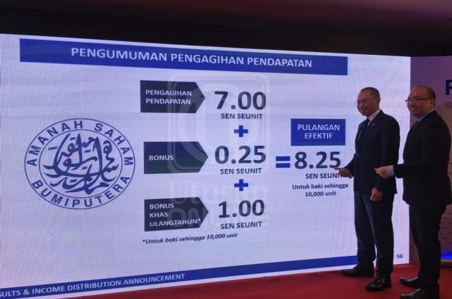 Terkini Dividen ASB 7.25 Sen, Bonus Khas 1.00 Sen