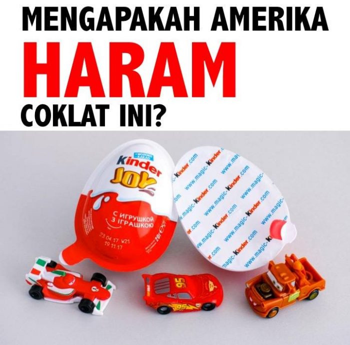 Mengapakah Coklat Kinder Joy Diharamkan di Amerika Syarikat?