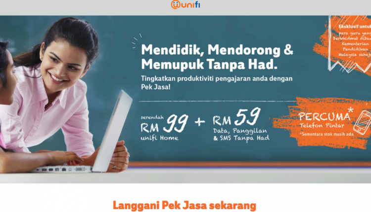 Pek JASA: Pelan Data Internet Tanpa Had Istimewa Buat Guru Dengan Hanya RM59 Sebulan