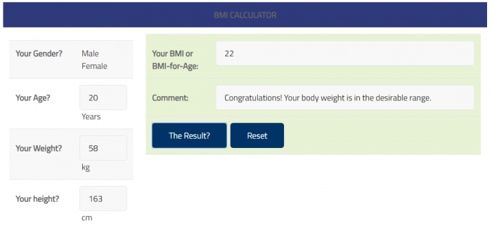 Ini Kalkulator BMI Terkini Dan Cara Kira BMI Body Mass Index Portal Kini