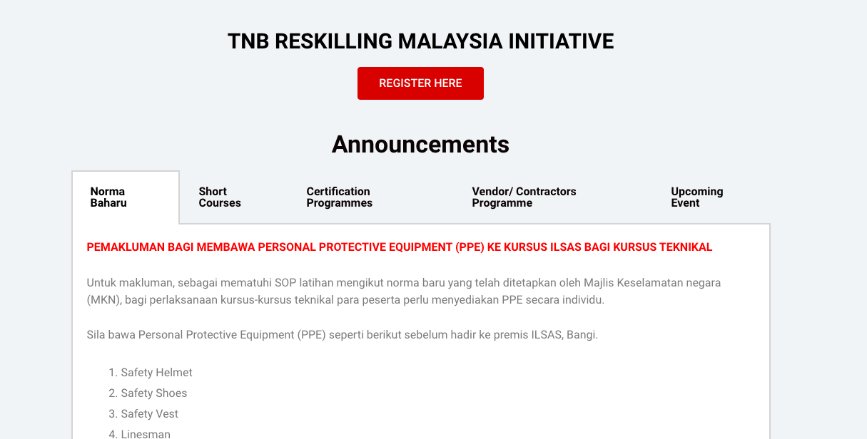 Peluang Kerjaya Melalui TNB Reskilling Program. Mohon & Semak Kelayakan Anda Sekarang