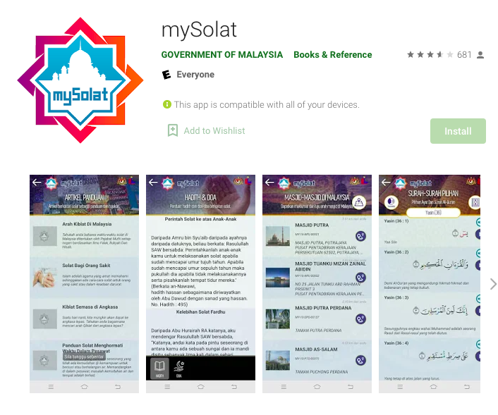 Aplikasi Smart Quran & mySolat 100% Buatan Malaysia Ternyata Lebih Selamat Untuk Kegunaan Umat Islam