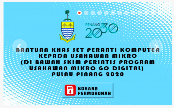 Pulau Pinang Sediakan 350 Set Komputer Untuk Usahawan Mikro