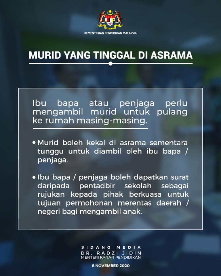 Infografik : Pengoperasian Sekolah Dan Tarikh Baharu Peperiksaan Awam