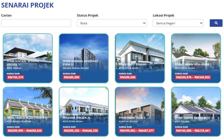 Cara Mohon Skim Perumahan Mampu Milik Penjawat Awam (PPAM)