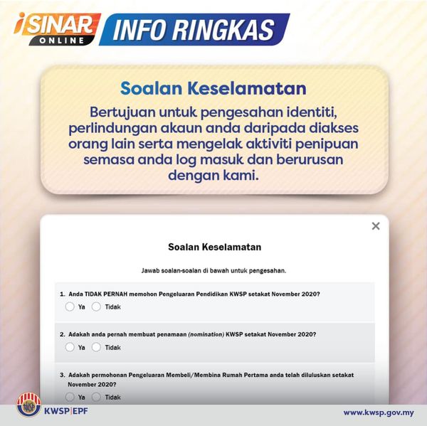 iSinar: Hati-Hati Jika Terima SMS OTP Tetapi Tidak Pernah Buat Permohonan