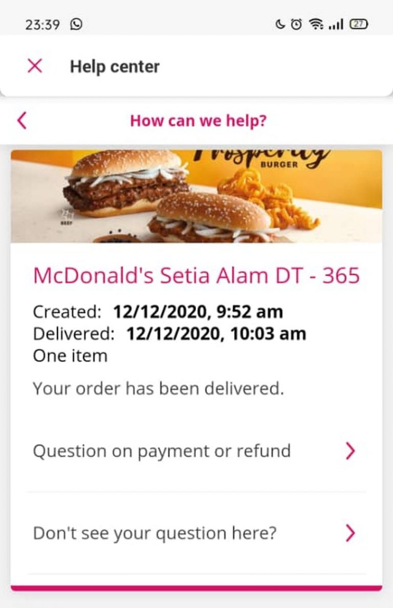 Cara Dapatkan Balik Wang Anda Jika Pesanan Foodpanda Bermasalah