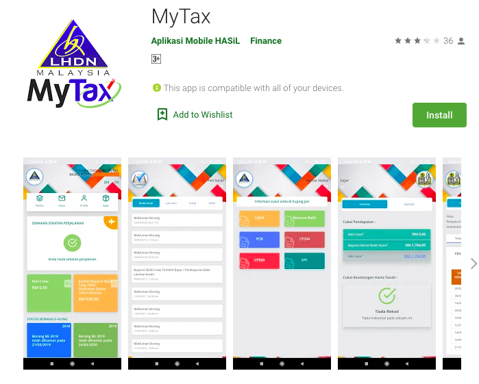 MyTax LHDN: Akses Sistem & Perkhidmatan Secara Online