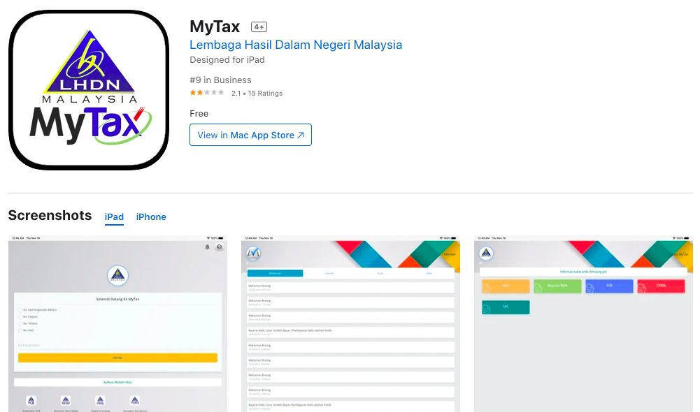 MyTax LHDN: Akses Sistem & Perkhidmatan Secara Online