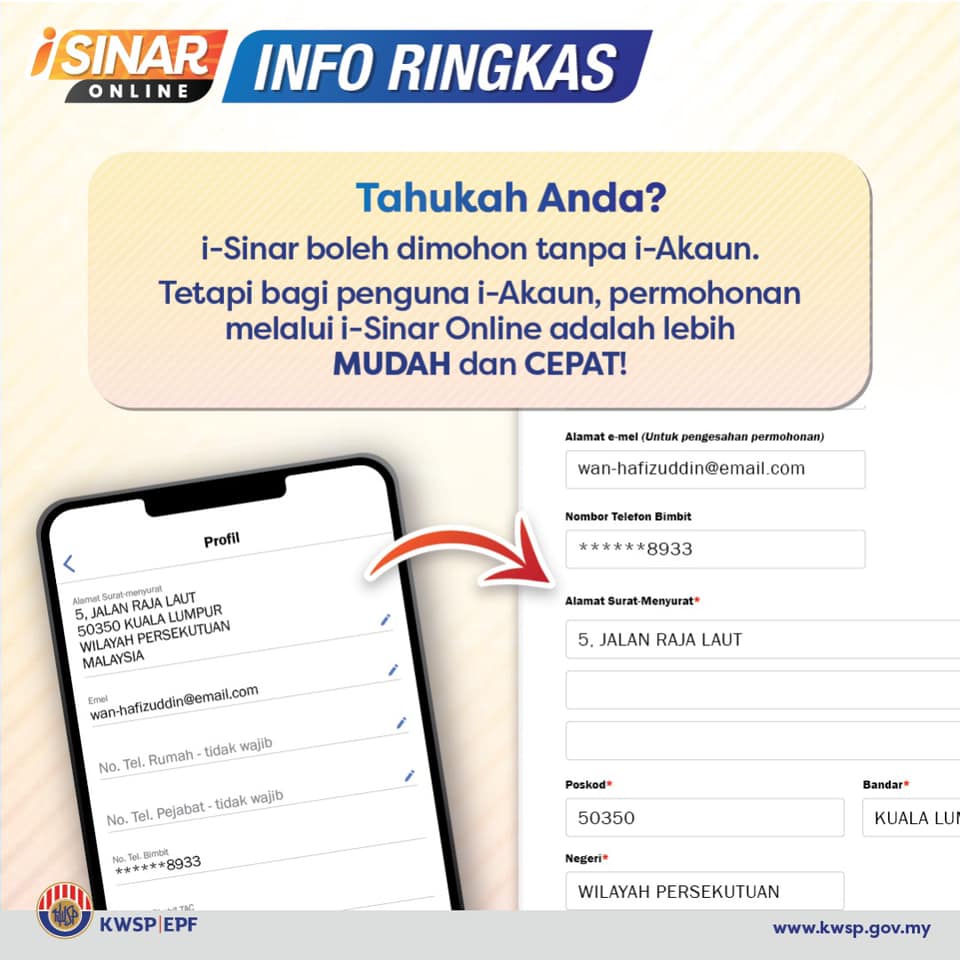 Permohonan iSinar Tamat Pada 30 Jun 2021. Rancang Permohonan Anda