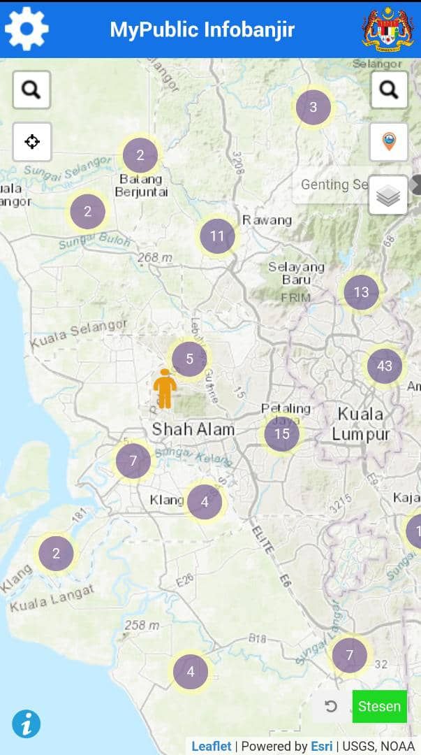 Musim Hujan, Guna My Public Info Banjir Saja Untuk Check Kawasan Banjir