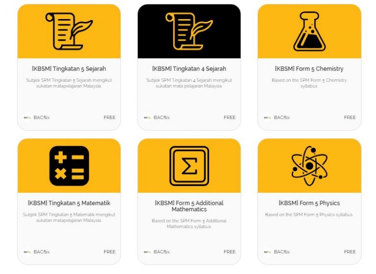 Bahan Pendidikan Percuma Pelajar SPM di SPMflix