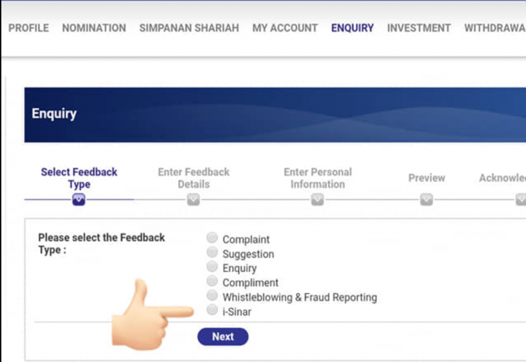 Nak Tukar Amaun Pengeluaran iSinar? Jom Reset Amaun Melalui iAkaun