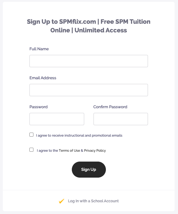 Bahan Pendidikan Percuma Pelajar SPM di SPMflix