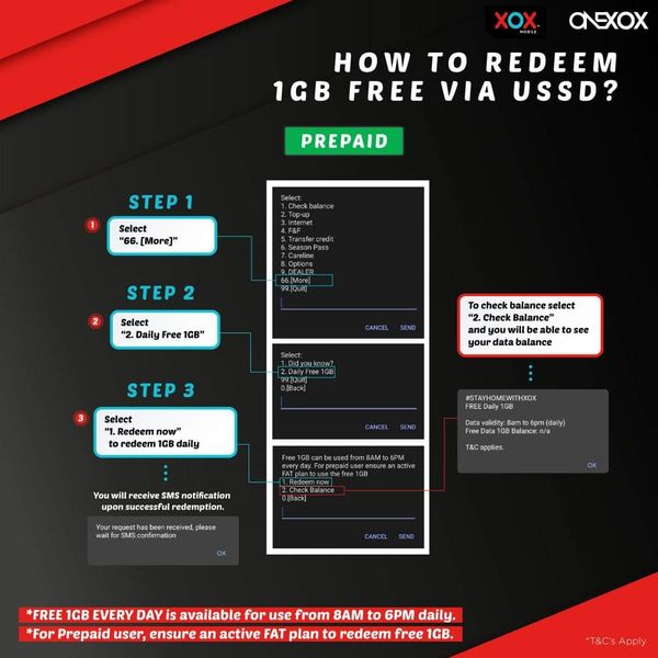 Cara Tebus Data Internet Percuma 1GB Setiap Hari Program Jaringan Prihatin