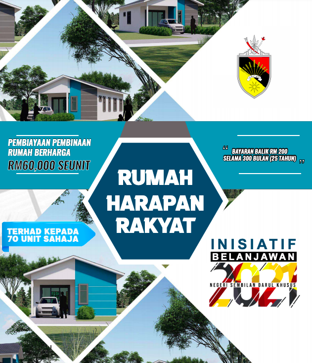 RM60,000 Dah Boleh Miliki Rumah Harapan Rakyat Negeri Sembilan. Ini Cara Mohon