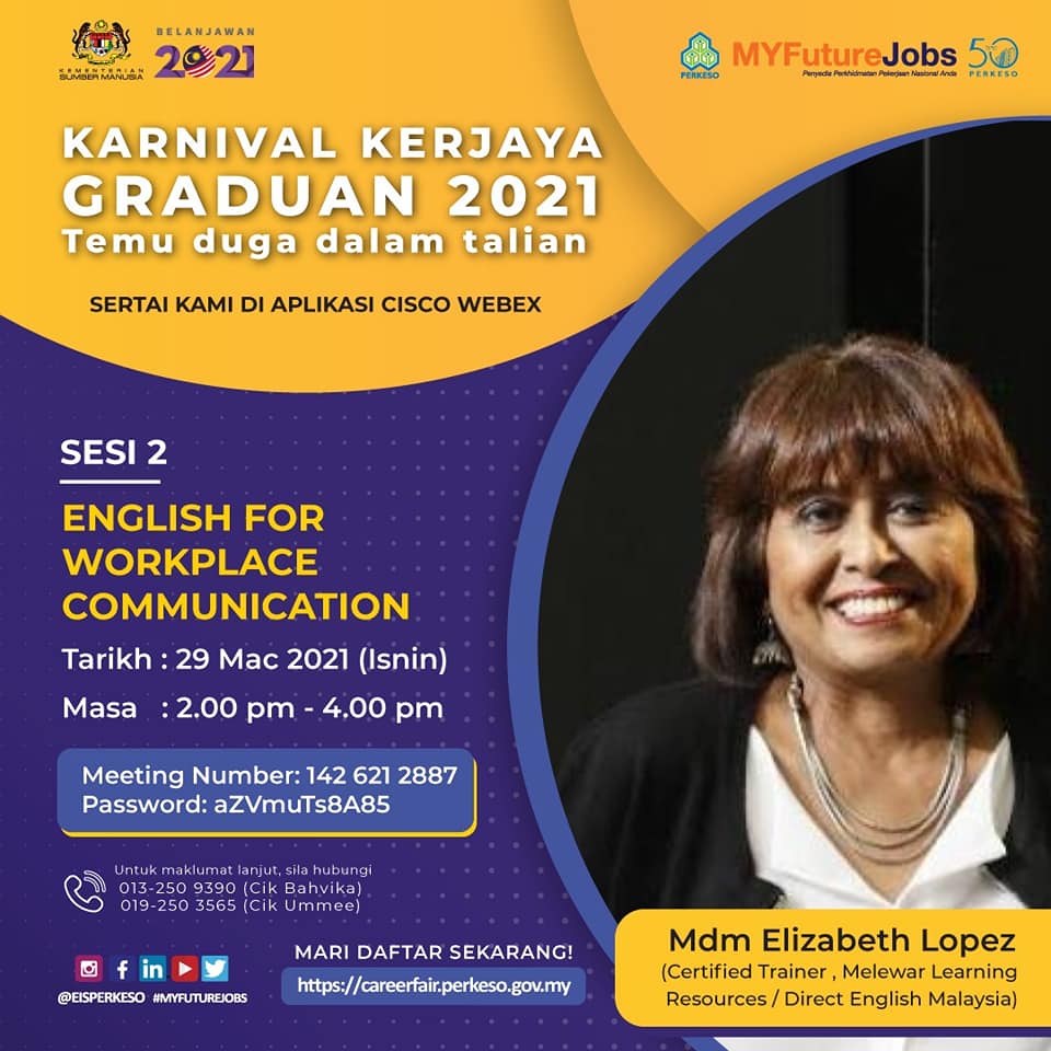 Karnival Kerjaya Graduan 2021. Interview Secara Online, Daftar Sekarang!