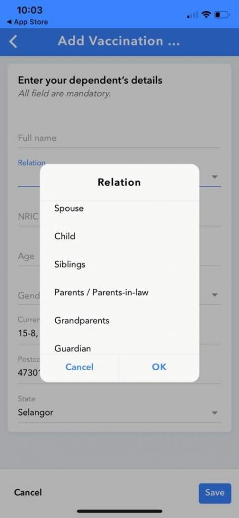 Ini Caranya Daftarkan Ibu Bapa Untuk Vaksin Melalui Apliksi MySejahtera