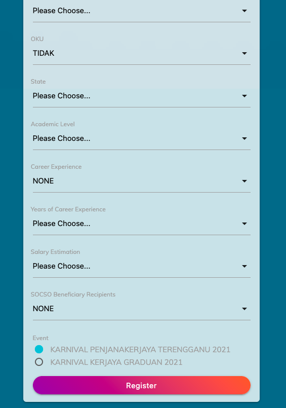 Karnival PenjanaKerjaya Terengganu 2021 Mulai 3 Hingga 4 April 2021 Dengan 10,000 Jawatan Kosong