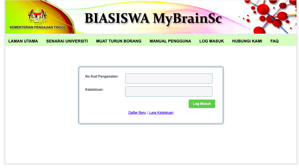 Cara Mohon Biasiswa MyBrainSC. Semak Syarat Kelayakan Disini