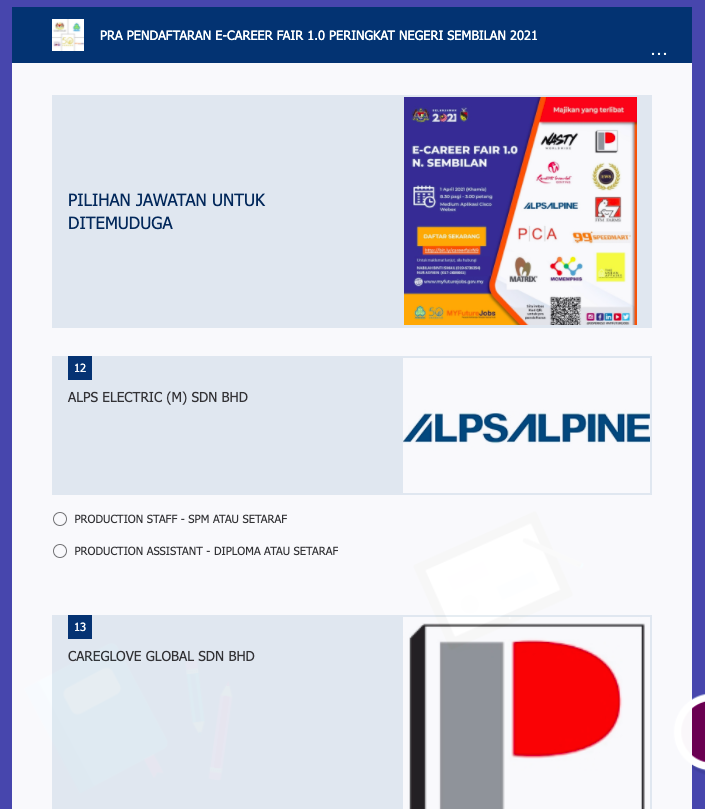 Temuduga e-Career Fair 1.0 Peringkat Negeri Sembilan 2021 Anjuran PERKESO. Jom Daftar Sekarang!