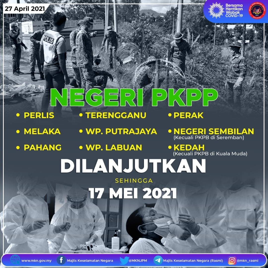 Tiada Pergerakan Rentas Negeri Sempena Aidilfitri, SOP Aidilfitri Akan Diumumkan