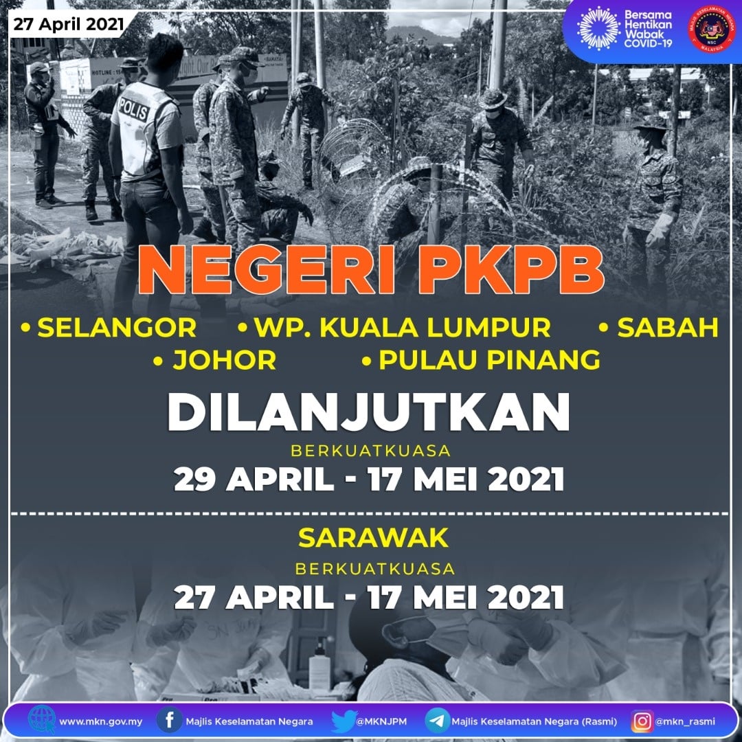 Tiada Pergerakan Rentas Negeri Sempena Aidilfitri, SOP Aidilfitri Akan Diumumkan