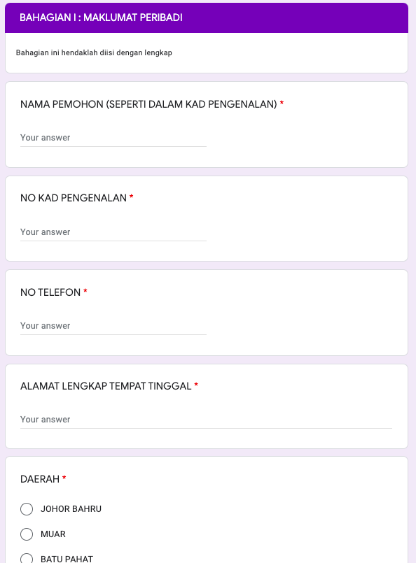 Cara Mohon Bantuan Keusahawanan Bangsa Johor Packet Food & Delivery Services (JOPAC)