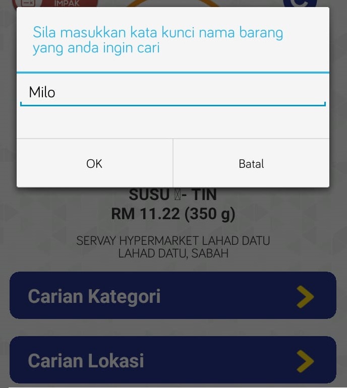 Pilih Kedai Murah Dengan Telefon Bimbit Anda Melalui Aplikasi Price Catcher KPDNHEP