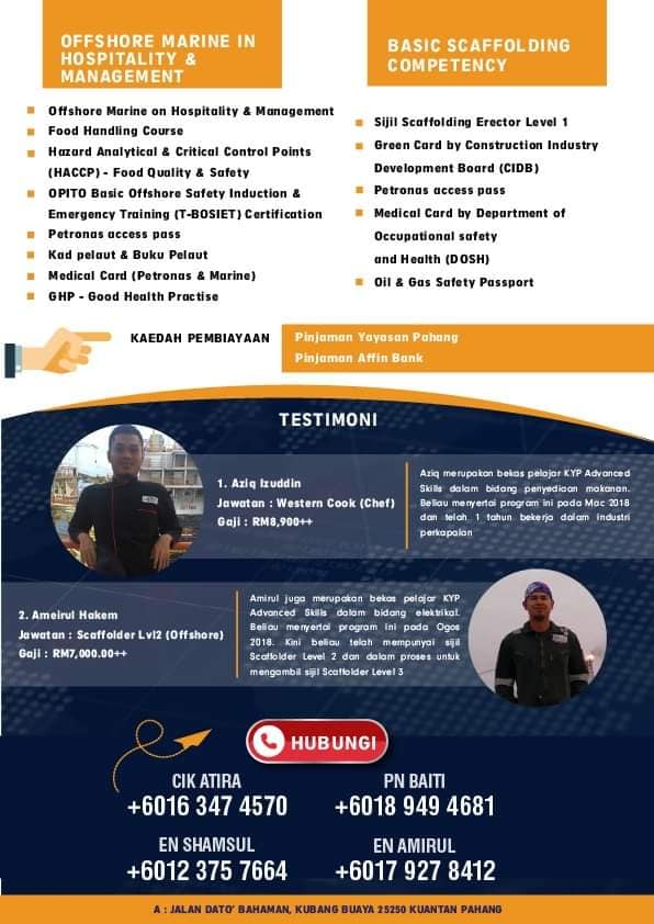 Program Kemahiran Jaminan Kerjaya Sesi Jun 2021. Daftar Disini