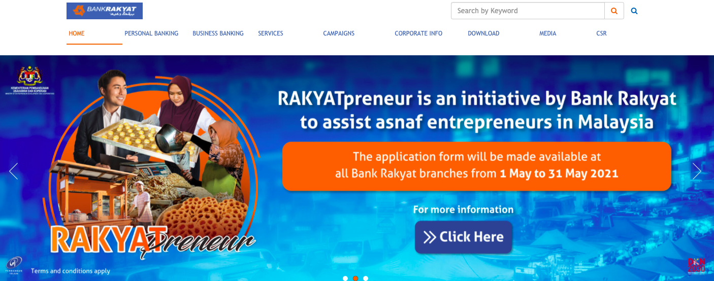 Cara Mohon Dana Usahawan Asnaf RAKYATpreneur 2.0 Bank Rakyat
