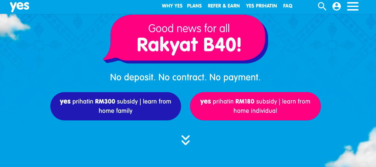 Golongan B40 Keluarga Serta Individu Layak Menerima Telefon Pintar & Data Percuma YES Prihatin