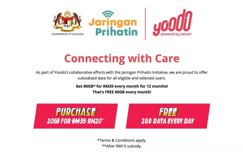 Pendaftaran Program Jaringan Prihatin B40, Ini Cara-Caranya Mengikut Syarikat Telco