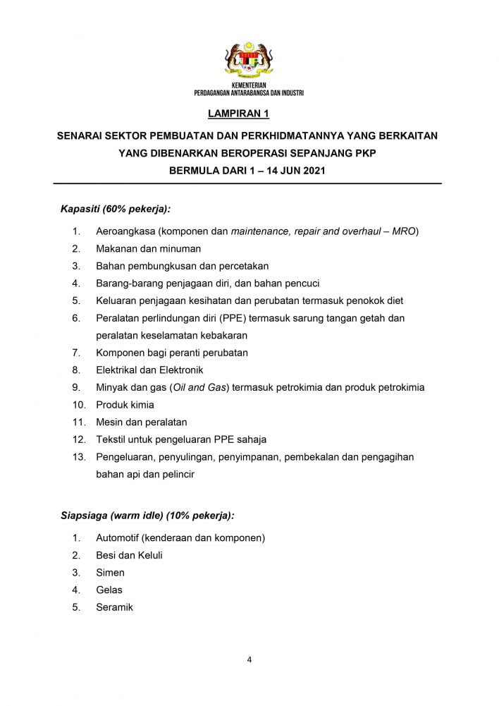 Total Lockdown 1 Jun-14 Jun 2021: Surat CIMS MITI Terbatal Mulai 1 Jun 2021. Ini Cara Kemaskini CIMS Untuk Panduan Anda