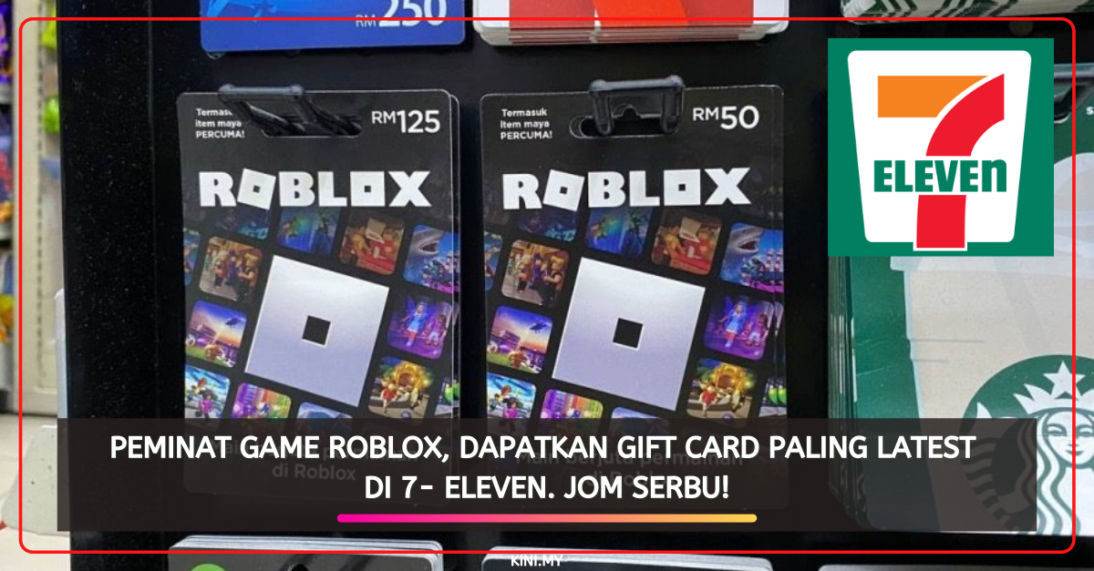 You can now buy Roblox gift cards at 7-Eleven - SoyaCincau