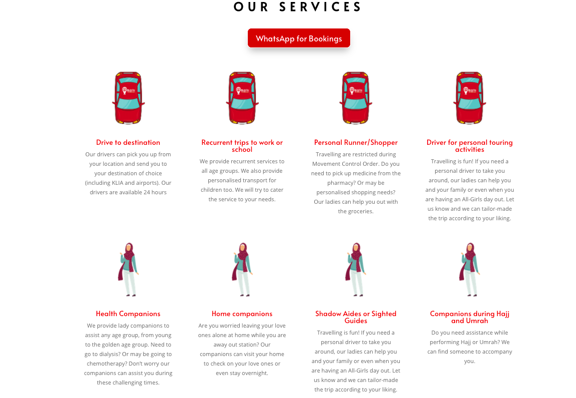 Penerima Vaksin Wanita & Perlukan Teman? Tempah Makcik Travels Untuk Temani Anda