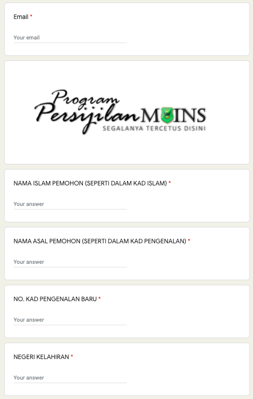 Sijil Pengajian Islam (Program Persijilan MAINS) Pengambilan Ogos 2021. Daftar Disini