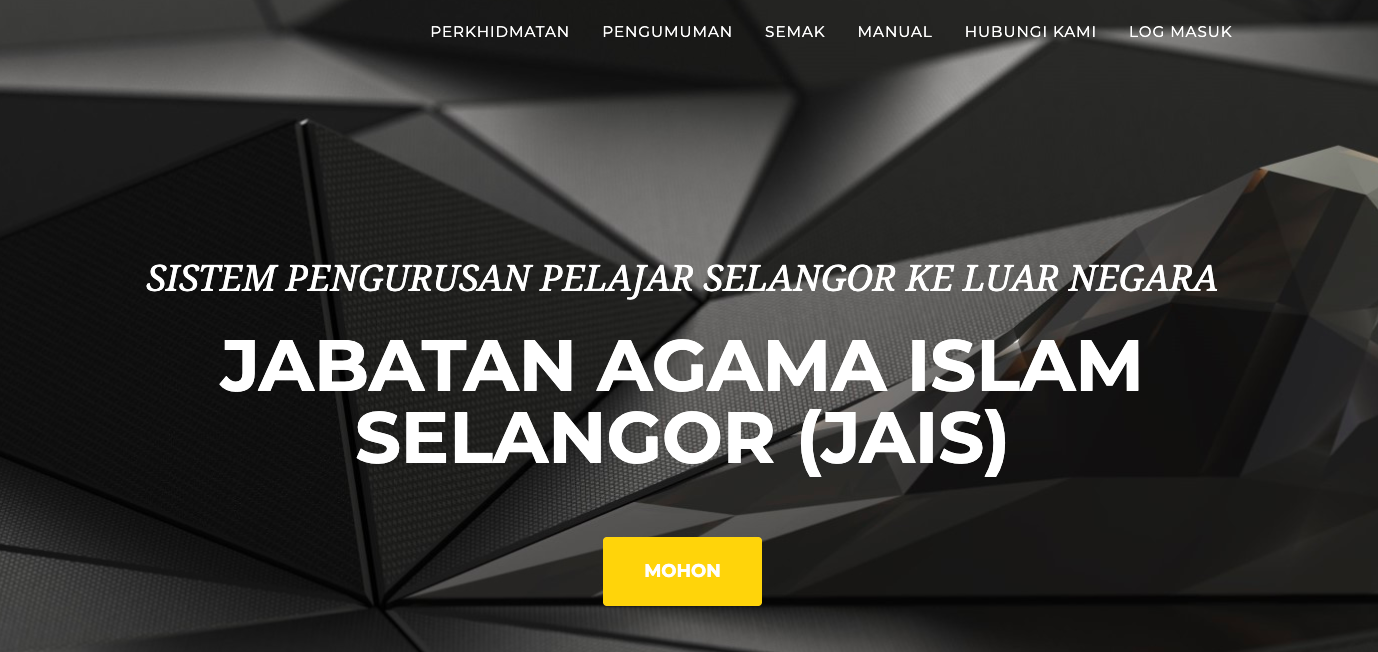 Tawaran Penajaan Biasiswa & Dermasiswa JAIS Untuk Lepasan SPM/STAM Bagi Pengajian Ke Timur Tengah. Mohon Sebelum 14 Julai 2021