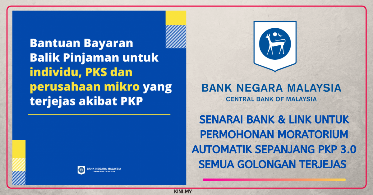 Semak permohonan moratorium bank rakyat