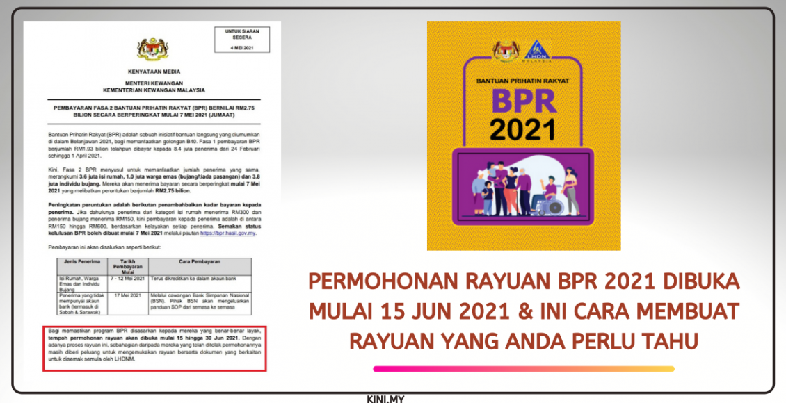 Permohonan Rayuan Bpr Dibuka Mulai Jun Ini Cara Membuat