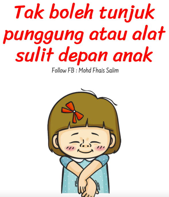 Ibu Bapa Sangat Dilarang Bergurau Dengan 5 Private Part Ini Dengan Anak-Anak