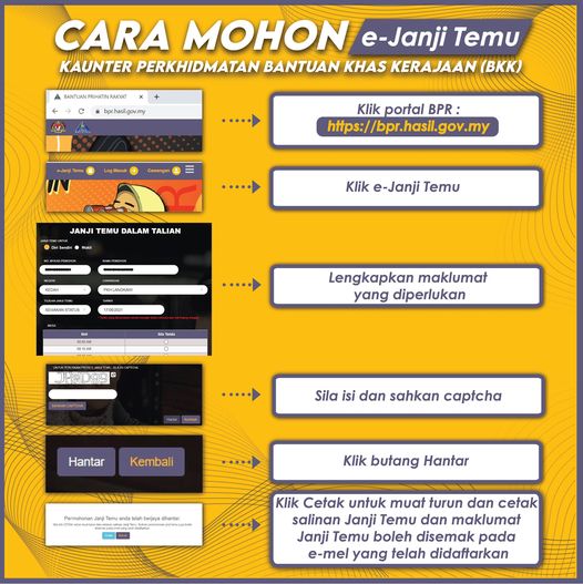 Kaunter Bantuan Khas Kerajaan (BKK) Dibuka Mulai 15 Jun 2021 Untuk Rayuan BPR. Buat Janji Temu Dahulu Ya!