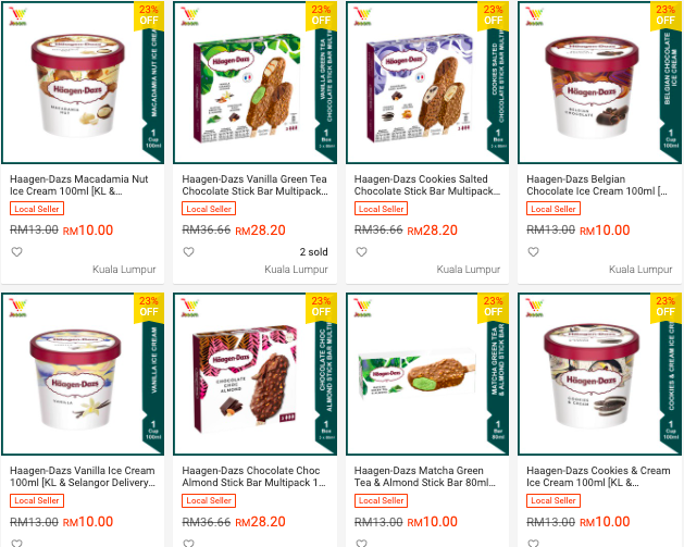 Aiskrim Pun Boleh Order Melalui Shopee. Ini Senarai 7 Kedai Aiskrim Boleh Order Dekat Shopee