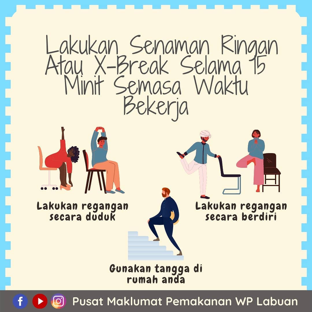 Tips Bekerja Dari Rumah Secara Sihat & Amalkan Agar Berat Badan Serta BMI Anda Kekal Cantik Sepanjang PKP