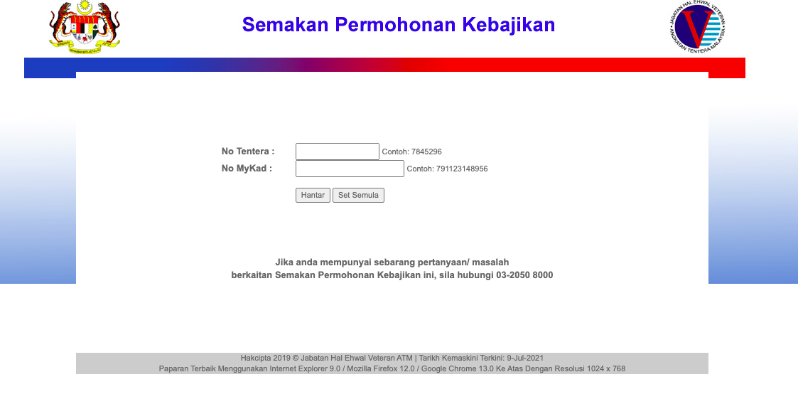 Skim Bantuan Kemasukan ke Universiti Awam (UA)/Politeknik Anak-Anak Veteran ATM Sehingga RM1,500 Seorang
