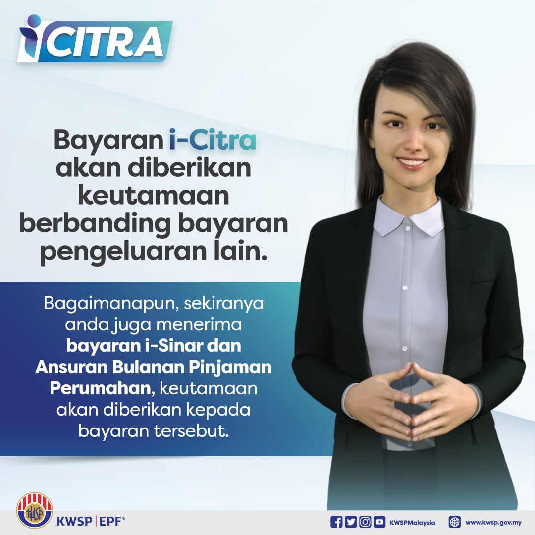 Betul Ke Bayaran Pengeluaran i-Citra Diberikan Keutamaan Berbanding Bayaran Pengeluaran Lain? Ini Jawapan Dari KWSP