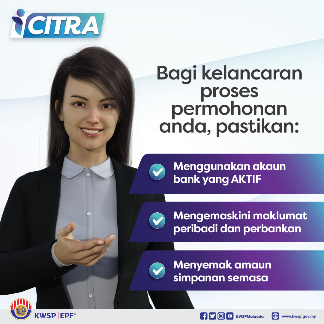 Nak Batalkan Permohonan iCitra KWSP & Nak Buat Pindaan Amaun? Ini Jawapannya