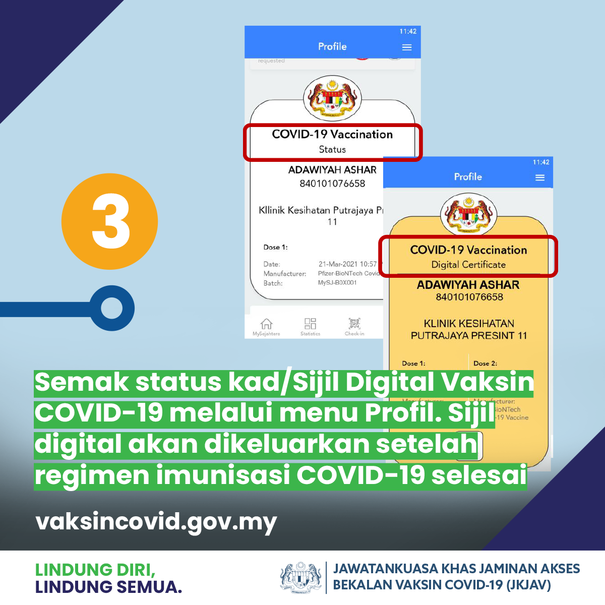 Alami Kesan Sampingan Selepas Vaksin Covid-19? Buat Report Melalui Aplikasi MySejahtera Sahaja
