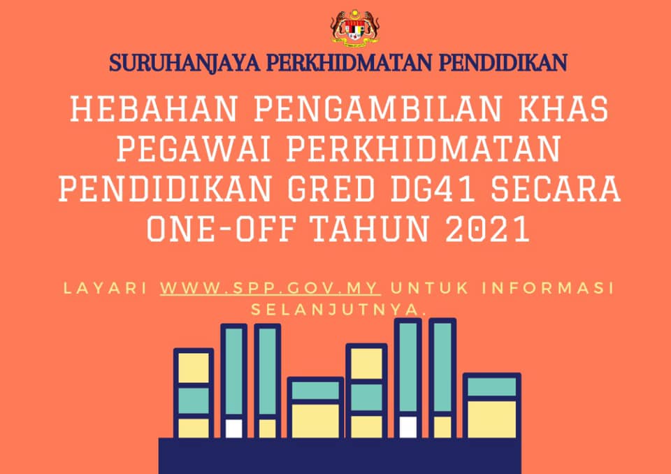 Terkini! Ini Cara Mohon Guru DG41 One-Off Serta Semak Syarat Kelayakan Disini. Layak? Mohon Segera Melalui SPP!