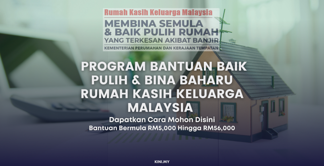 Cara Mohon Program Bantuan Baik Pulih Bina Baharu Rumah Kasih